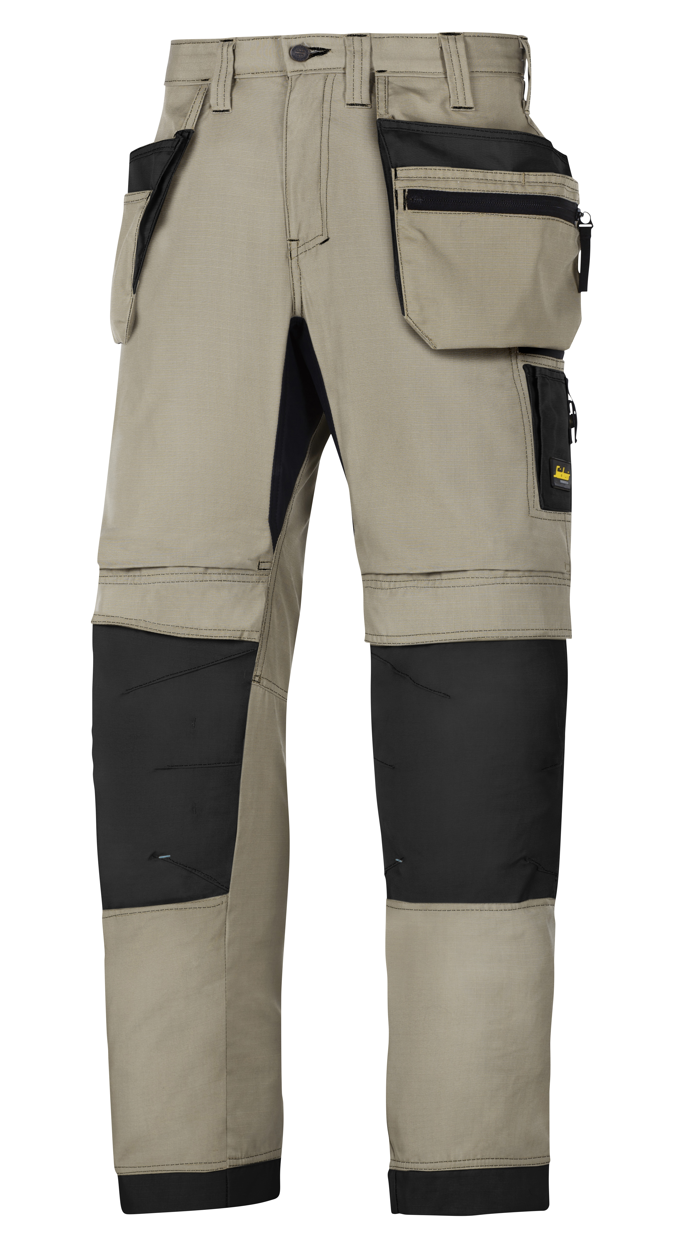 TYÖHOUSUT SNICKERS 6206-2004 KHAKI-MUSTA KOKO 112