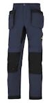 TYÖHOUSUT SNICKERS 6207-9504 NAVY-MUSTA KOKO 154