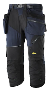 snickers workwear 3/4-housut snickers 6905-9504 navy-musta koko 46