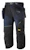 snickers workwear 3/4-housut snickers 6905-9504 navy-musta koko 46