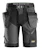 snickers workwear 3/4-housut snickers 6905-5804 harmaa-musta koko 104