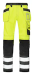 TYÖHOUSUT SNICKERS 3233-6674 KELTAINEN KOKO 254