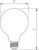 philips Sisustuslamppu led bulb cla. d 7.2-60w g95 e27 827 cl