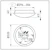 ensto Armatur led 10w/830 ip44