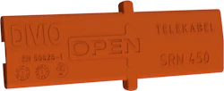 LÅSKLÄMMA MÄRKT TELEKABEL 450N ORANGE