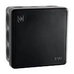 KOPPLINGSDOSA IP65 85X85 SVART