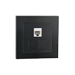 CENTRUMLOCK 3X KEYSTONE SVART