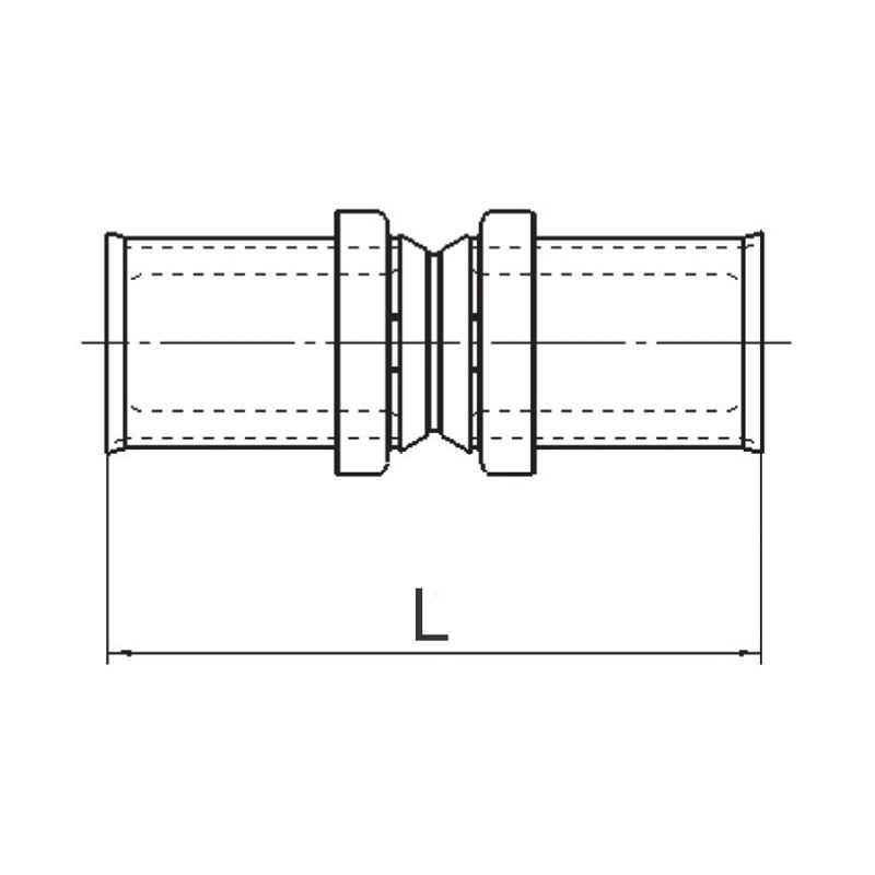 lk systems Jatkoliitin lk 16x16 presspex