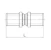 lk systems Jatkoliitin lk 16x16 presspex