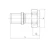 lk Jakotukkiliitin lk 25 x 3/4 sk eurocone presspex