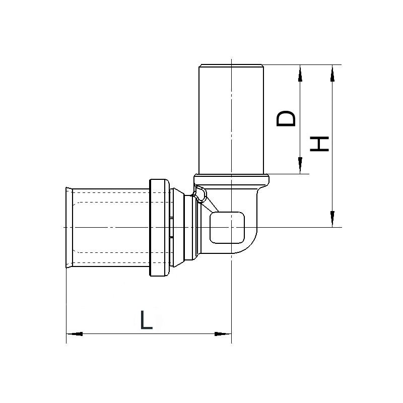 lk systems Muuntokappale kulma lk 25x28 cu-putki kulma presspex