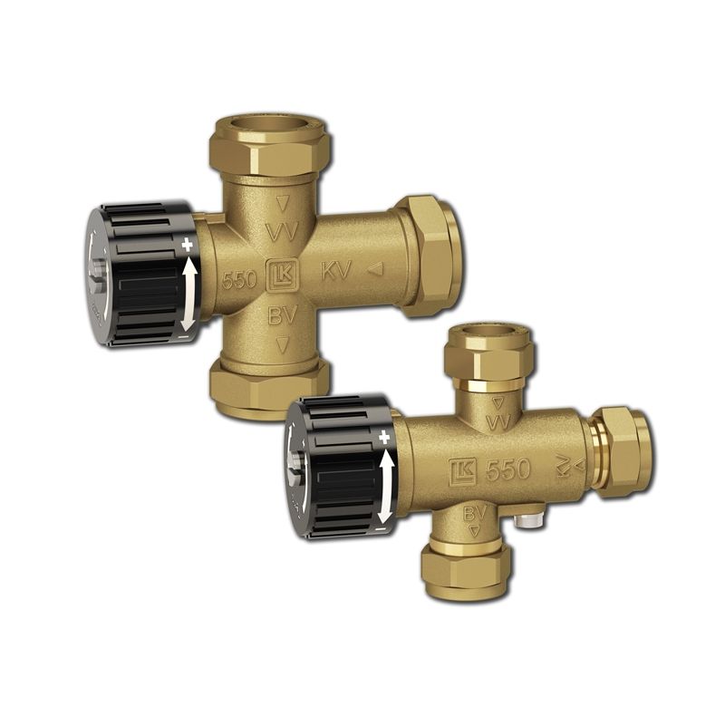 SEKOITUSVENTTIILI LK 22mm TAKAISKULLA 550 AQUAMIX