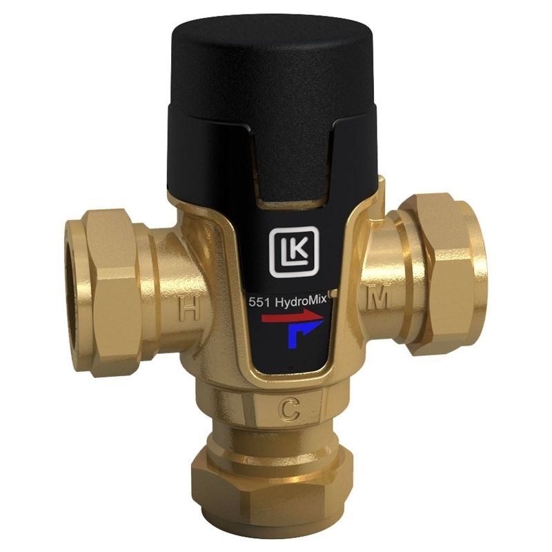 SEKOITUSVENTTIILI LK 22mm 551 HYDROMIX 35-65C