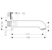 axor Juoksuputki hansgrohe 38410000 uno2173mm