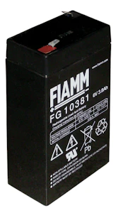 fiamm Akku lyijy suljettu fg10381 6v/3,8ah t1-napa
