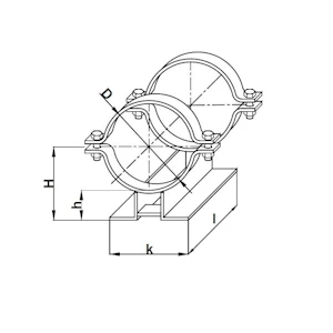 onninen Liukukannake hst psk 7321 dn200 matala ruuvit (sfs 5374)