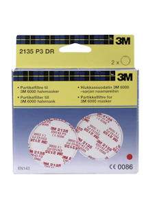3m Hiukkassuodatin 3m 2135dr p3 puolinaamariin