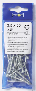 prof Träskruv prof t10 3,5x30 fzb 25st