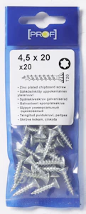 prof Träskruv prof t20 4,5x20 fzb 20st