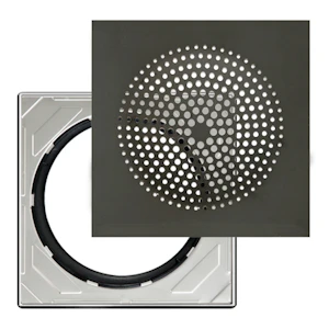 vieser Neliökansi vieser 197x197 modern diamond rst