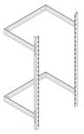 SEINÄTELINE LEXCOM S=300mm K=9U