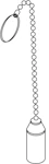 HANAVARAOSA HANSGROHE 97109000 TULPPAKETJU