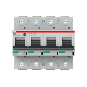 abb Johdonsuojakatkaisija s800 4-napainen d-käyrä 100a