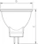 philips Led spot 2,3w 827 mr11 36d