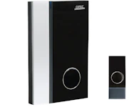LANGATON OVIKELLO MUST-HO WA-628S-B, 3X1.5V AA PARISTO