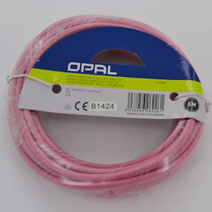 opal Asennuskaapeli opal mso 2x0,75mm2 5m pinkki