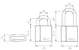 abloy Riippulukko abloy 340/25 lk3 fe/cr