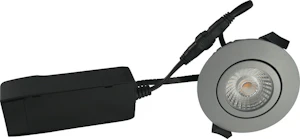 nordtronic Alasvalo low profile eco ip54 420lmeco 6w 2.7k gy round