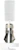 nordtronic Alasvalo anthea ip44 2w-350ma 10lm2700 wh mini