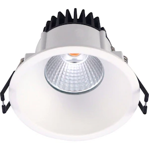 nordtronic Alasvalo velia ip44 10,9w 830lm 4k wh round