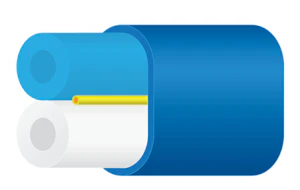nestor cables Mikrokanavanippu optimus db 2 x 7/3,5mm blue