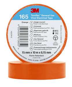 3m Sähköteippi temflex 165 vinyyli oranssi 15mmx10m