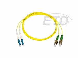 etd Kytkentäkaapeli-kuitu-etd 2lc/upc - 2fc/apc sm 7,5m dpx