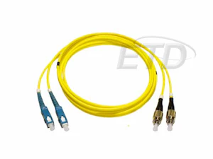 etd Kytkentäkaapeli-kuitu-etd 2sc - 2fc sm 20m oval