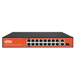 ETHERNET KYTKIN FINNSAT 16FE(POE)+1GE+1GE/SFP