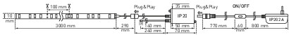 airam Led strip valoprofiili/-nauha 12v ip20 7,2w/m rgb 3m