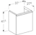 geberit Alakaappi geberit icon 370x279x415mm laava