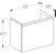 geberit Alakaappi geberit icon 520x307x415mm tammi