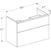 geberit Alakaappi geberit icon 888x476x615mm tammi
