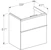 geberit Alakaappi geberit icon 592x416x615mm valkoinen