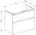 geberit Alakaappi geberit icon 740x416x615mm laava