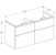 geberit Alakaappi geberit icon 1184x476x615mm laava