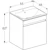 geberit Allaskaappipaketti renova plan 550x480x622mm hikkoripuu vaal