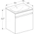 geberit Allaskaappipaketti renova plan 600x480x622mm ktct hik vaal