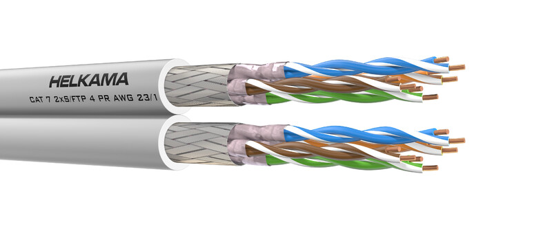 TIETOVERKKOK-HF CAT7 HELKAMA CAT7 S/FTP 2x4p Dca K500