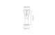 sg armaturen Pihapiirivalaisin arco arco air r 6w 230v 27k gr